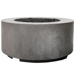 Prism Hardscapes PH-706 Cilindro Concrete Gas Fire Pit, 36-Inch -Firepits Direct Store ph 706 pew a 04 22