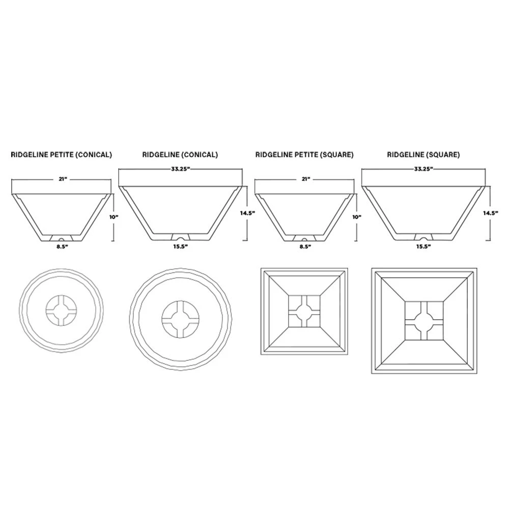 Slick Rock KRL22S Ridgeline Series 22-Inch Square Fire Pit 8 Slick Rock KRL22S Ridgeline Series 22-Inch Square Fire Pit - Image 6