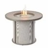 The Outdoor GreatRoom Company SF-32-K Stonefire Gas Fire Table, 32x32-Inches -Firepits Direct Store sf 32 grey a 03 20