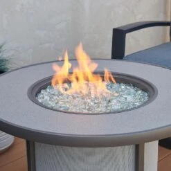 The Outdoor GreatRoom Company SF-32-K Stonefire Gas Fire Table, 32x32-Inches 25 The Outdoor GreatRoom Company SF-32-K Stonefire Gas Fire Table, 32x32-Inches -Firepits Direct Store sf 32 grey feat a 03 20