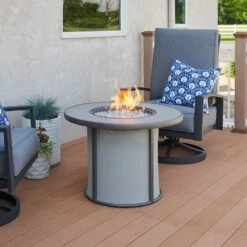 The Outdoor GreatRoom Company SF-32-K Stonefire Gas Fire Table, 32x32-Inches 29 The Outdoor GreatRoom Company SF-32-K Stonefire Gas Fire Table, 32x32-Inches -Firepits Direct Store sf 32 grey ls b 03 20
