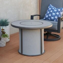 The Outdoor GreatRoom Company SF-32-K Stonefire Gas Fire Table, 32x32-Inches 31 The Outdoor GreatRoom Company SF-32-K Stonefire Gas Fire Table, 32x32-Inches -Firepits Direct Store sf 32 grey ls d 03 20