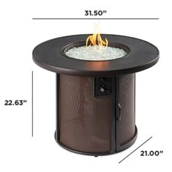 The Outdoor GreatRoom Company SF-32-K Stonefire Gas Fire Table, 32x32-Inches 40 The Outdoor GreatRoom Company SF-32-K Stonefire Gas Fire Table, 32x32-Inches -Firepits Direct Store sf 32 k dimensions a 12 21