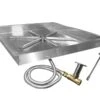 Firegear FPB-SBSMT-HC Match Light Ignition Gas Fire Pit Burner Kit With Square Drop Pan & Stainless Steel Burning Spur 2 Firegear FPB-SBSMT-HC Match Light Ignition Gas Fire Pit Burner Kit With Square Drop Pan & Stainless Steel Burning Spur -Firepits Direct Store square mt a