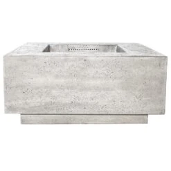 Prism Hardscapes PH-406 Tavola 2 Concrete Gas Fire Pit, 36x36-Inch -Firepits Direct Store tavola 2 nat a 04 22