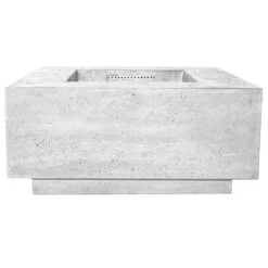 Prism Hardscapes PH-406 Tavola 2 Concrete Gas Fire Pit, 36x36-Inch -Firepits Direct Store tavola 2 uwh a 04 22