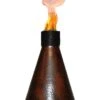 HPC Fire Hammered Copper Match Light Torch Head -Firepits Direct Store tiki 0 c