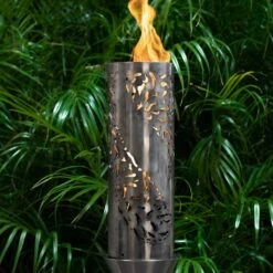 TOP Fires By The Outdoor Plus OPT-TPK25x Tiki Torch Complete Set
