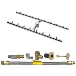 Spotix Rectangle HPC Match Lit Fire Pit H-Burner Torpedo Kits